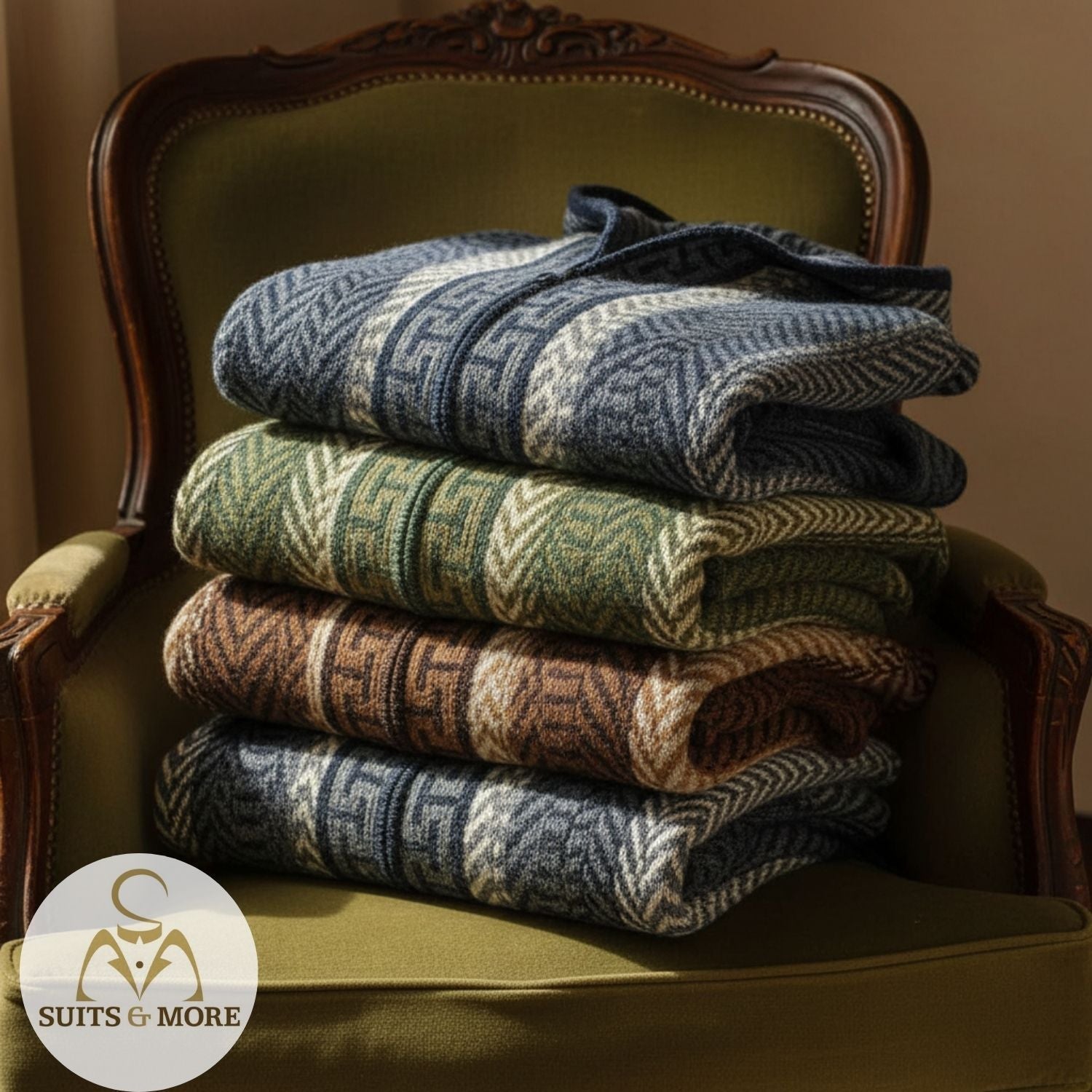 Introducing The Frost Trails Collection: Your Go-To Men's Knit Jacket Outfit