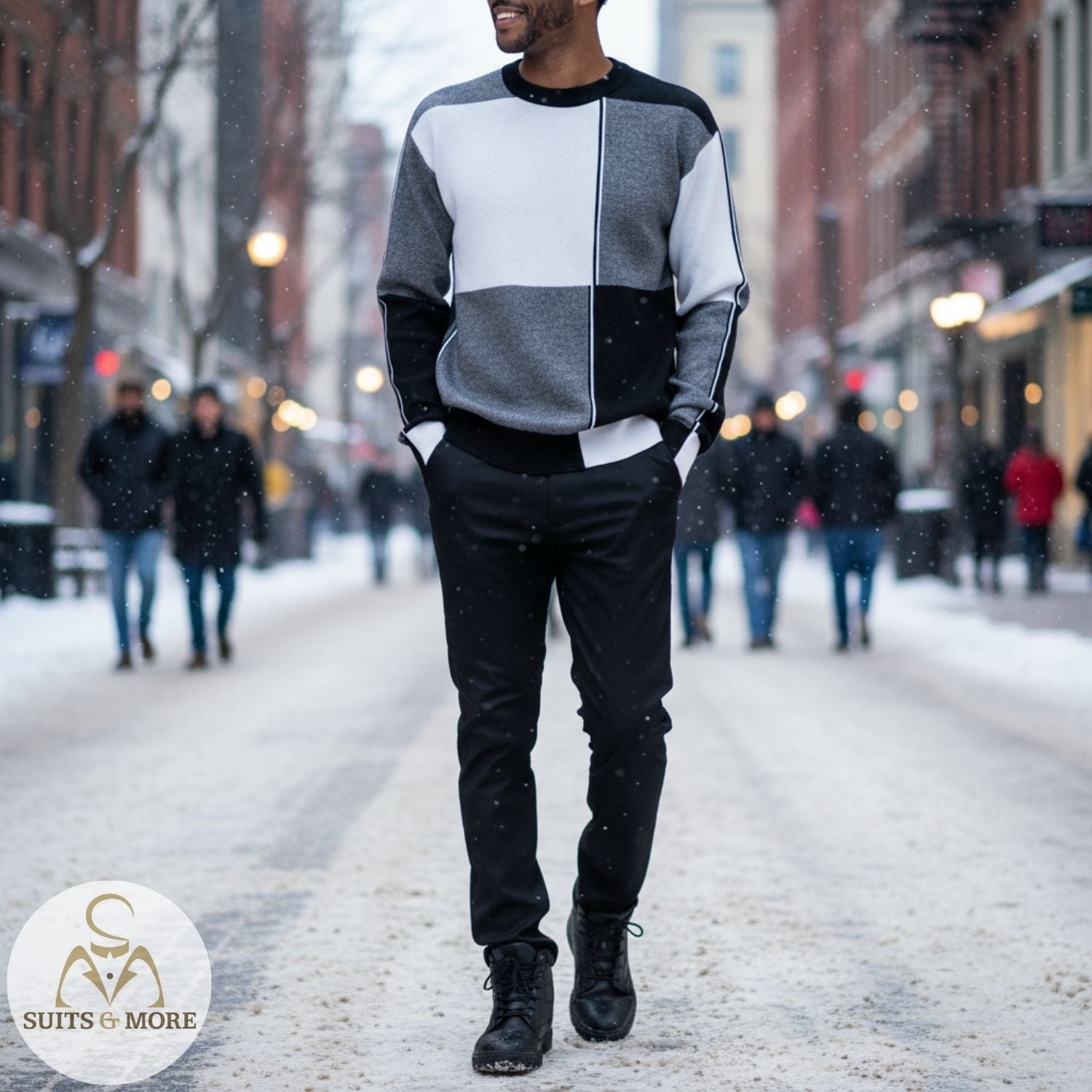 Mastering Men's Winter Style: The Suits & More Sweaters & Jackets Collection