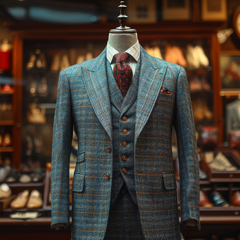 Elevate Your Wardrobe with Timeless Glen Plaid Suits
