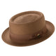 Protostar Collection: Montique Men’s Solid Cappuccino Straw Pork Pie Hat