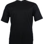 Bradburry Collection: Men's Spandex Short Sleeve V-Neck T-Shirt - Black
