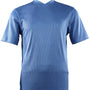 Bradburry Collection: Men's Spandex Short Sleeve V-Neck T-Shirt - Blue
