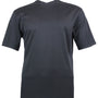 Bradburry Collection: Men's Spandex Short Sleeve V-Neck T-Shirt - Charcoal