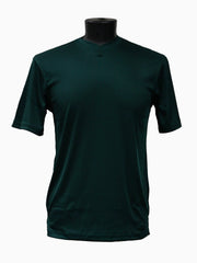 Emerald Spandex Short Sleeve V Neck T Shirt