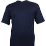 Bradburry Collection: Men's Spandex Short Sleeve V-Neck T-Shirt - Navy