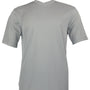 Bradburry Collection: Men's Spandex Short Sleeve V-Neck T-Shirt - Grey
