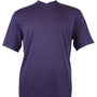 Bradburry Collection: Men's Spandex Short Sleeve V-Neck T-Shirt - Purple