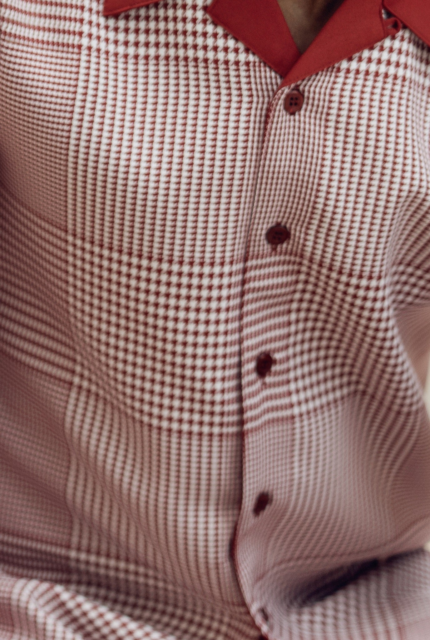 Montique 2-Piece Houndstooth Walking Suit in Cognac