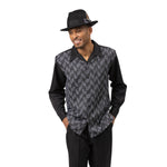 Fornax Collection: Men’s Walking Suit in Black/White by Montique
