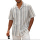 White Embroidered Short Sleeve Shirt