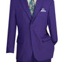 Victonique Collection: Purple 2 Piece Solid Color Single Breasted Regular Fit Suit