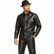 Black PU 2-Piece Walking Set by Stacy Adams