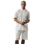Harbor Collection: White Lacy 2-Piece Short Pants Set