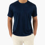 Solid Color Mock Tee Shirt 5002 - Navy