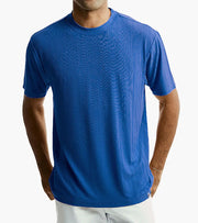 Solid Color Striped Tee Shirt 57009 - Navy