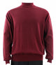 Elysium Threads Collection: Burgundy Cotton Tencel Mock Neck Sweater
