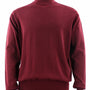 Elysium Threads Collection: Burgundy Cotton Tencel Mock Neck Sweater