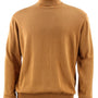 Elysium Threads Collection: Gold Cotton Tencel Mock Neck Sweater