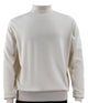 Elysium Threads Collection: Ivory Cotton Tencel Mock Neck Sweater