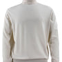 Elysium Threads Collection: Ivory Cotton Tencel Mock Neck Sweater