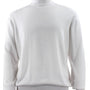Elysium Threads Collection: White Cotton Tencel Mock Neck Sweater