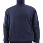 Calypso Navy Long Sleeve Turtle Neck Sweater - Classic Navy Elegance