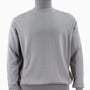 Calypso Silver Long Sleeve Turtle Neck Sweater - Sleek & Shimmering