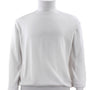 Calypso White Long Sleeve Turtle Neck Sweater - Crisp & Clean