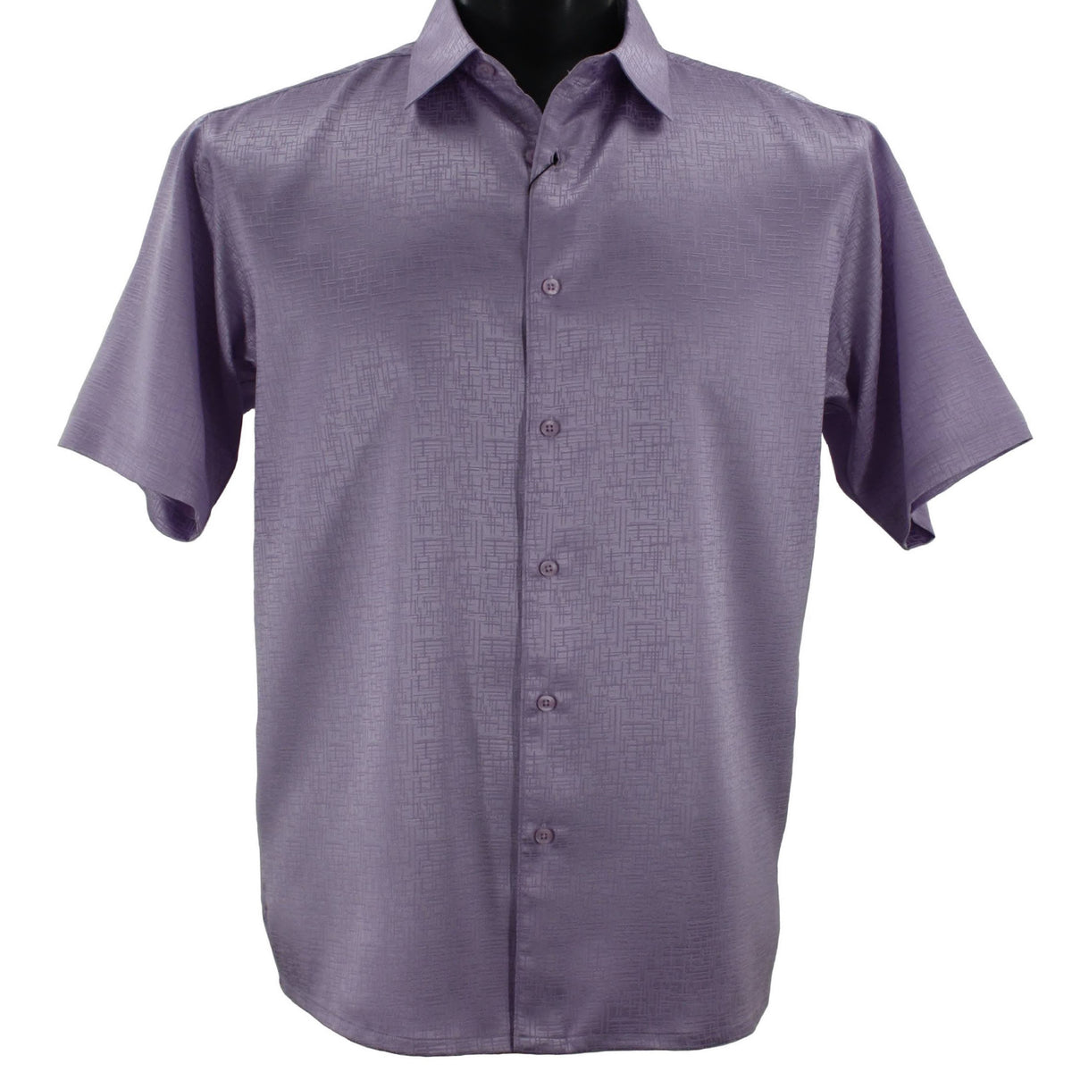 Lavender Checker Short Sleeve Mesh main image 1