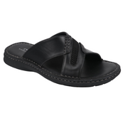 Men’s Criss Cross Slide Sandal - Black