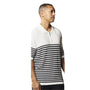 Polaris Australis Collection: Stacy Adams Engineered Knit Polo Shirt in White
