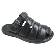 Men’s Strappy Slip-On Sandal - Black