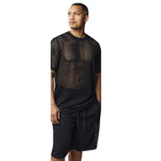 Vaniluxe Collection: Stacy Adams Fishnet Shorts Set-Black