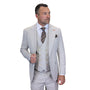 Aether Crest Collection: Statement Ash 3-Piece Modern Fit Suit
