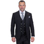 Aether Crest Collection: Statement Black 3-Piece Modern Fit Suit