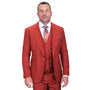 Aether Crest Collection: Statement Brick 3-Piece Modern Fit Suit
