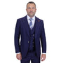 Aether Crest Collection: Statement Navy 3-Piece Modern Fit Suit