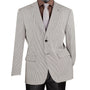 Serenado Collection: Modern Fit Wool Feel Houndstooth Blazer in Black