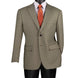 Serenado Collection: Modern Fit Wool Feel Houndstooth Blazer in Olive