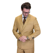 Men’s 2 Piece Modern Fit Buckle Suit - Camel