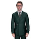 Aurelian Crest Collection: 2PC Hunter Green Modern Fit Buckle Suit