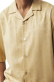 Knit Collection: Beige Two-Piece Short Sleeve Set
