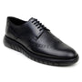 Belvedere Enzo Black Genuine Leather Dress Shoes with EVA Light Sole