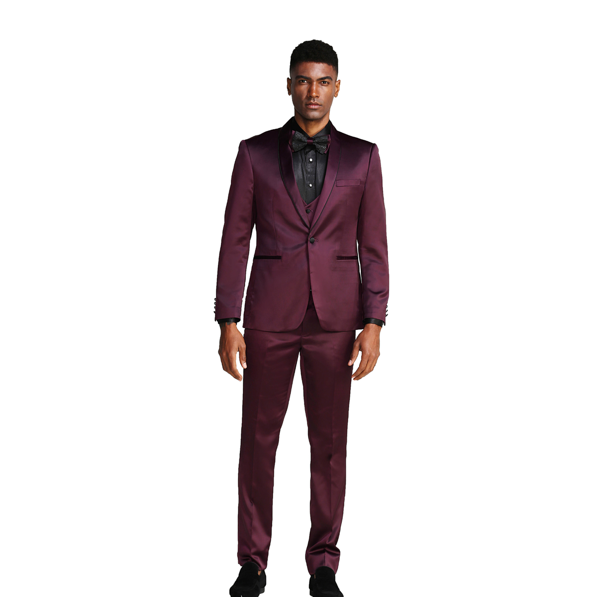 Burgundy/Black suit - M288SK