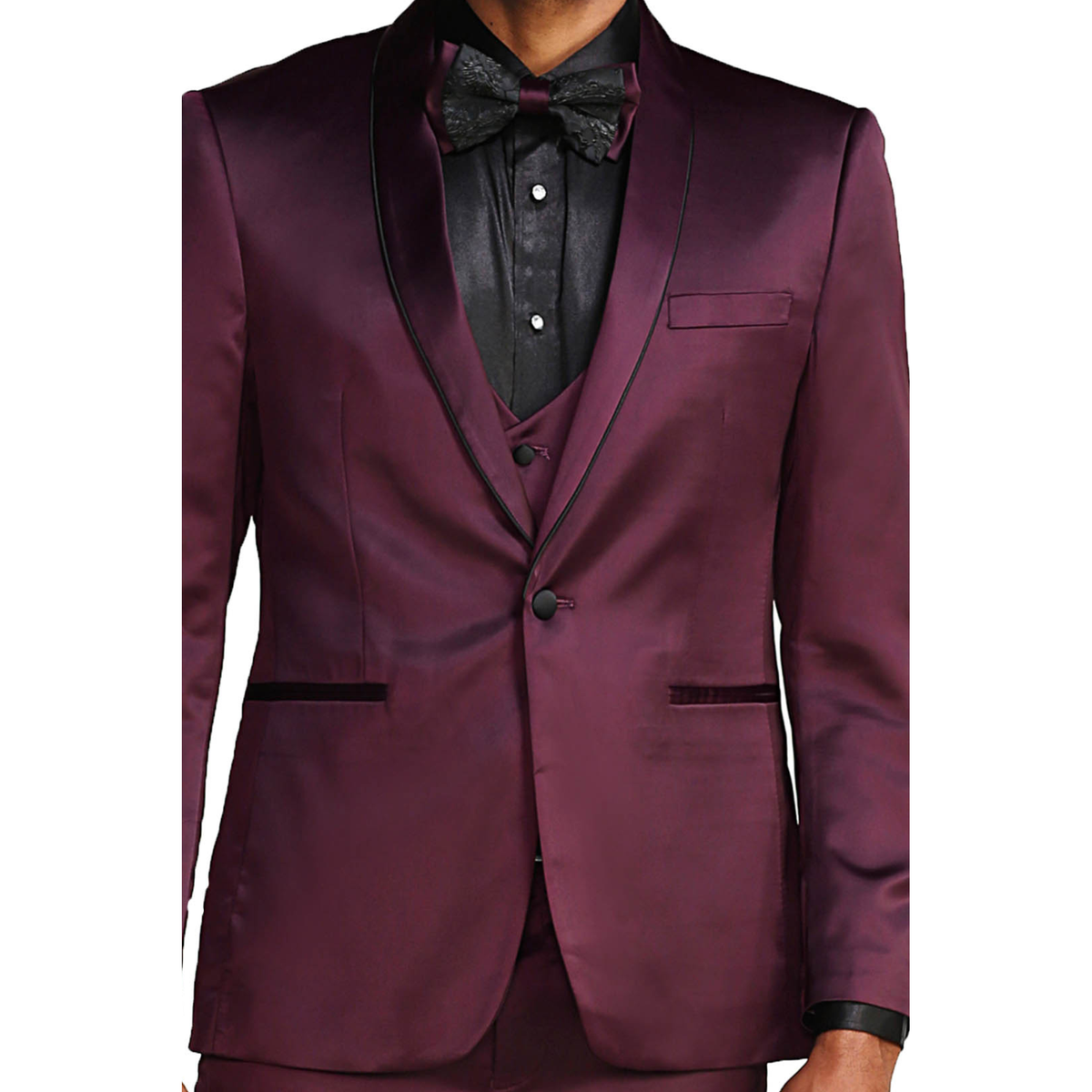 Burgundy/Black suit - M288SK