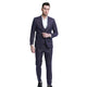 Windowpane 3-Piece Skinny Fit Suit For Men In Burgundy by Sean Alexander