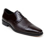 Belvedere Alexander Brown Italian Leather Cap Toe Dress Shoe
