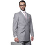 Lyra Collection: Grey Double-Breasted Regular Fit Suit
