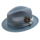 Men's Carolina Mesh Fedora Hat - Montique Pinch Crown Fedora