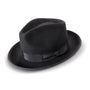 Stylesto Collection Wool Felt Fedora: 50's Vintage Vibe in Black